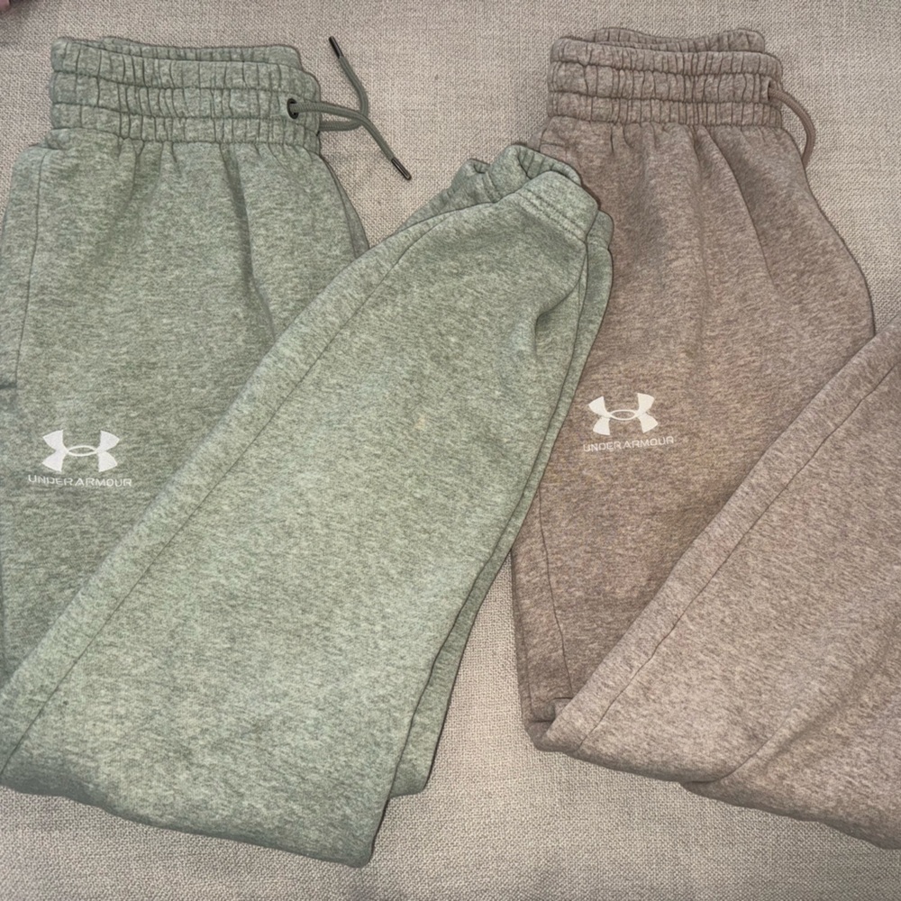 Under Armour Men's Joggers - Green and Brown